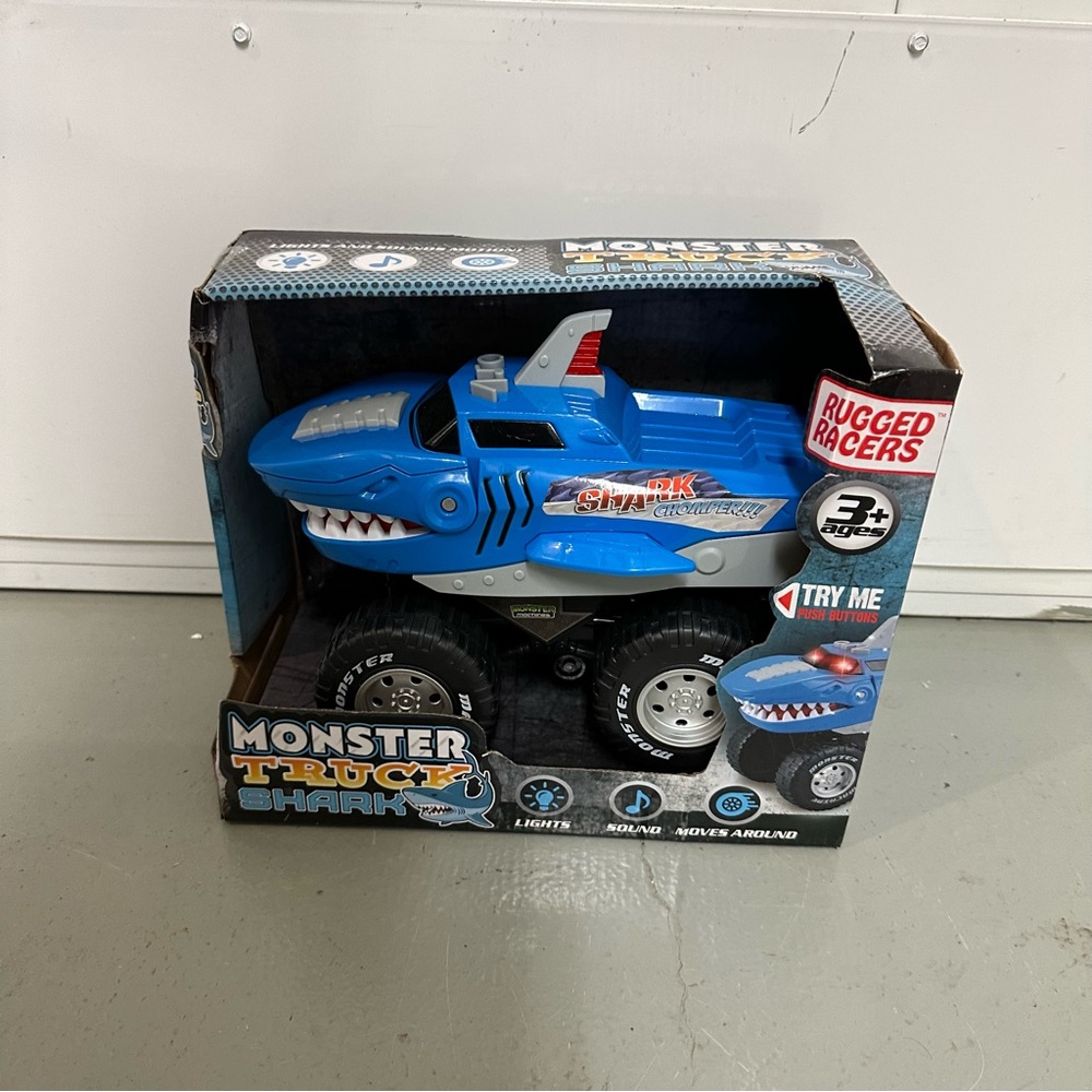 Rugged Racers Shark Monster Truck - New in Box